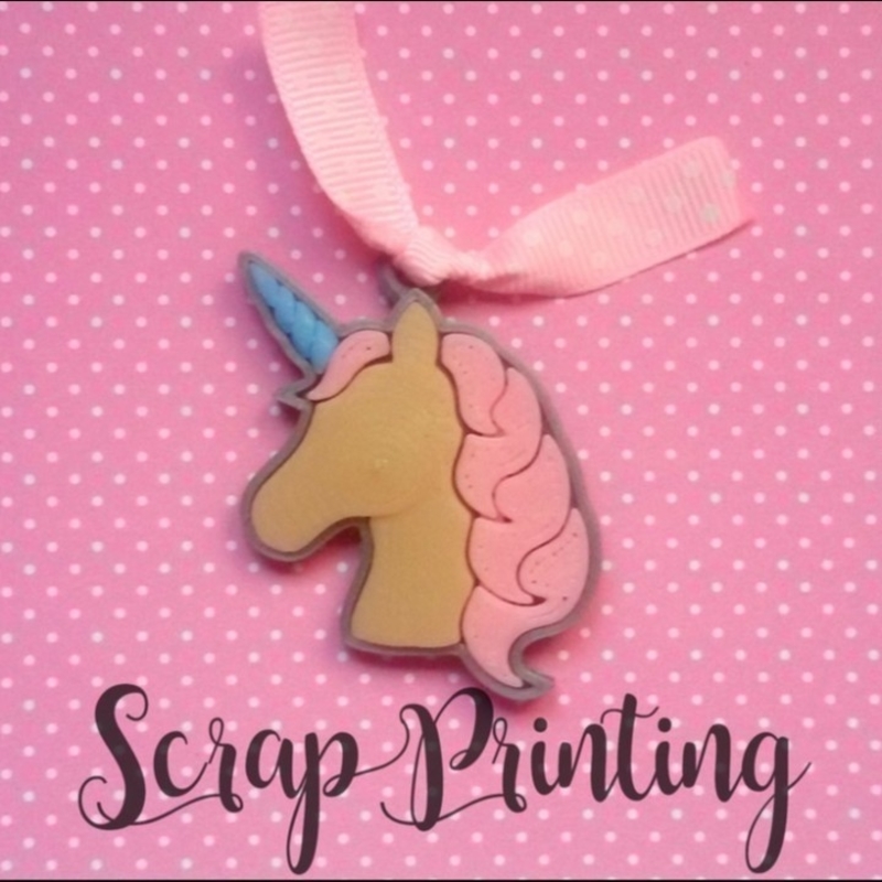 Unicornio Unicorn earring or Keychain