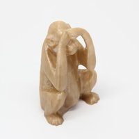 Small Peekaboo Monkey 3D Printing 31465