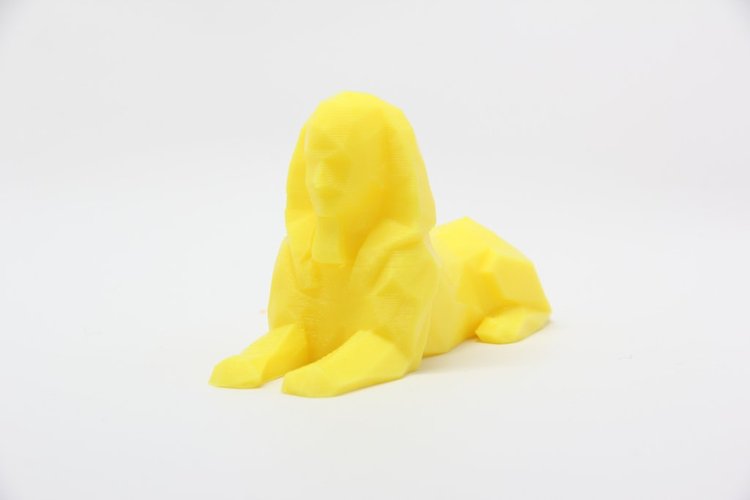 Low Poly Sphinx 3D Print 31476