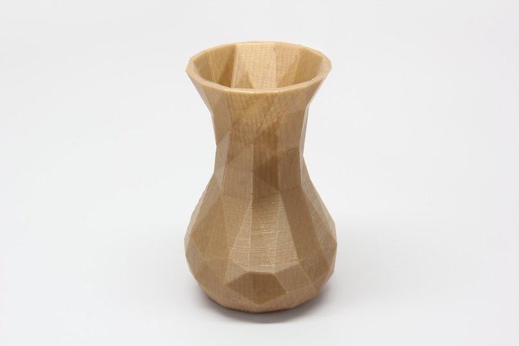 Simple Faceted Vase 3D Print 31486