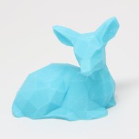 Small Low Poly Fawn (1) 3D Printing 31493