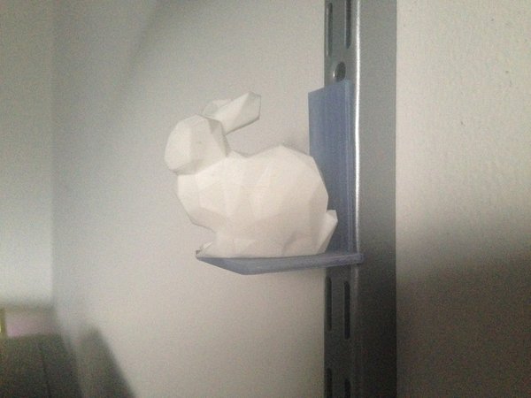 Floating Stand for Double Slotted Shelving Mount