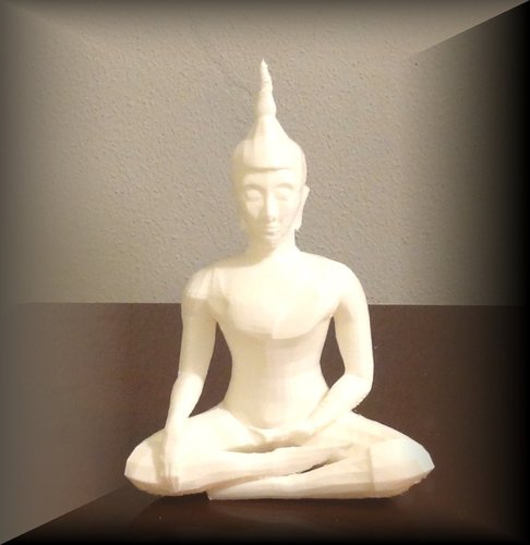 White buddha 3D Print 31542