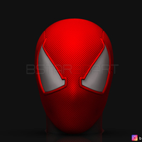 Scarlet Spider mask -Spider man Helmet - Marvel comics  - Thumbnail 2