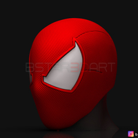 Scarlet Spider mask -Spider man Helmet - Marvel comics  - Thumbnail 3