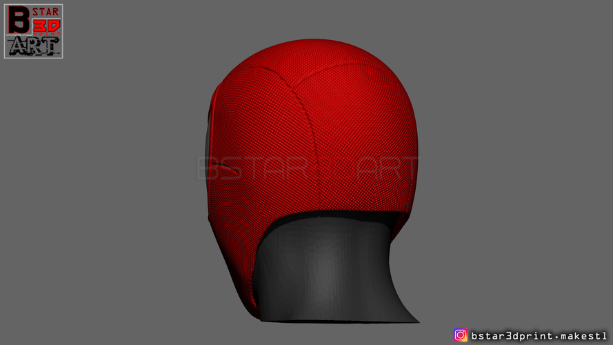 Scarlet Spider mask -Spider man Helmet - Marvel comics  3D Print 315638