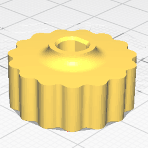 Extruder Knob - Creality Ender 3 3D Print 315826