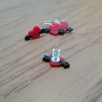 Heart and Arrow Earring - Thumbnail 1
