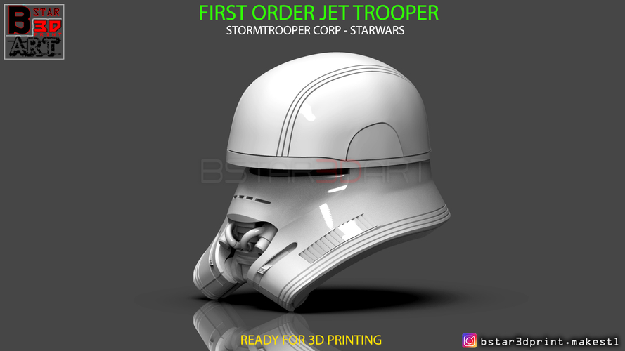 First Order JET TROOPER Helmet - Stormtrooper Corp - STARWARS