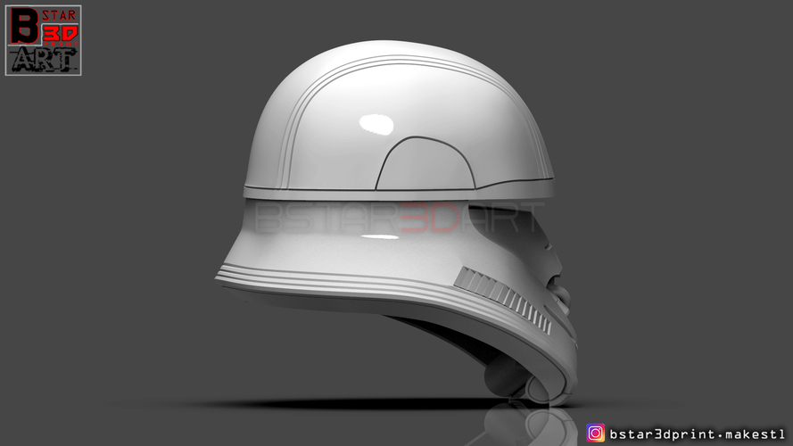 First Order JET TROOPER Helmet - Stormtrooper Corp - STARWARS  3D Print 315904
