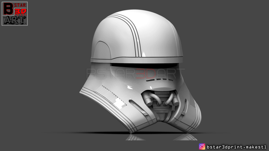 First Order JET TROOPER Helmet - Stormtrooper Corp - STARWARS  3D Print 315905