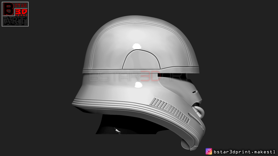 First Order JET TROOPER Helmet - Stormtrooper Corp - STARWARS  3D Print 315911