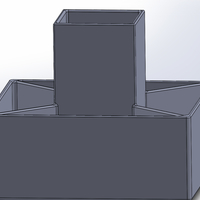 Small Pen Holder Square 3D Printing 315957