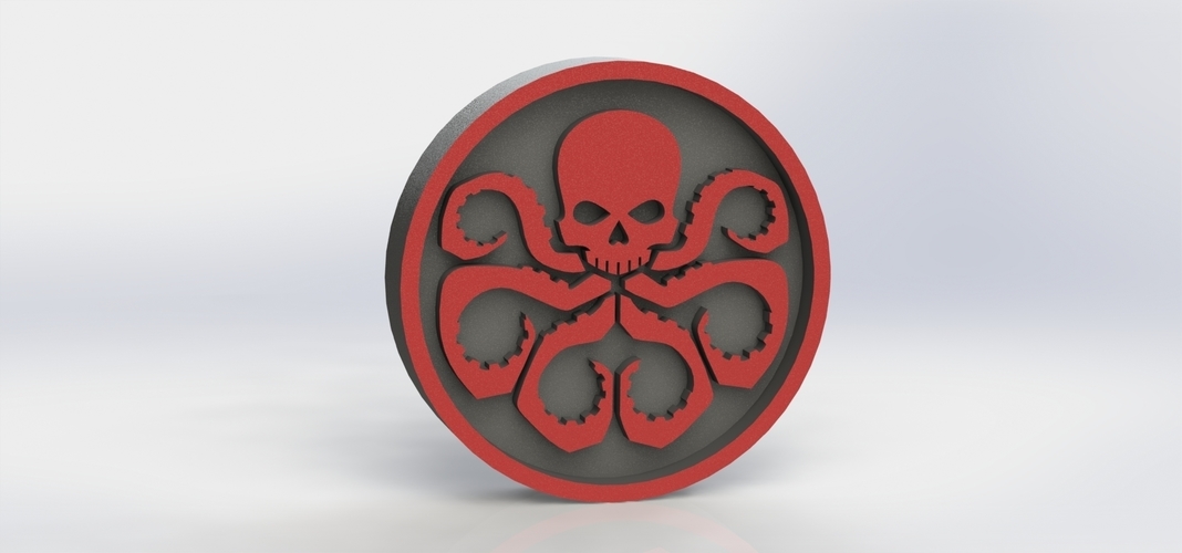 Hydra Logo Plaque 3D Print 315997