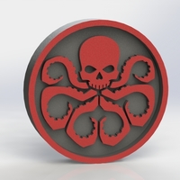 Small Hydra Logo Plaque 3D Printing 315997
