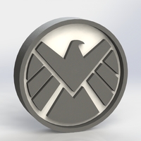 Small Shield Logo Plaque 3D Printing 315998