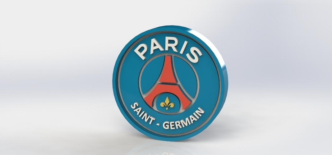 Paris Saint Germain Logo 3D Print 316006