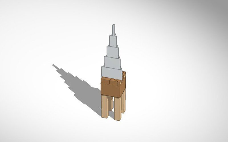 tinkercad ornament on stand