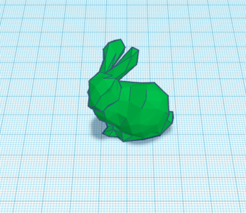 low-poly rabbit
