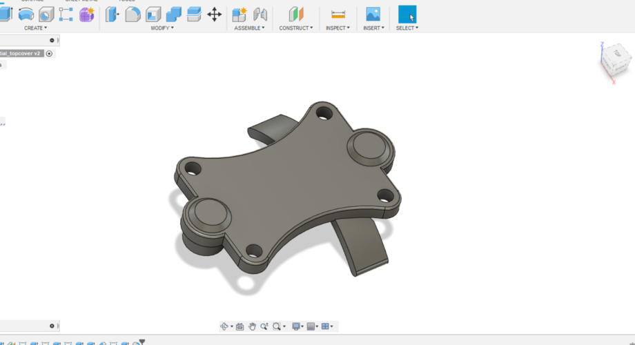 Kyosho DBX 1:8  middle differential top part 3D Print 316110