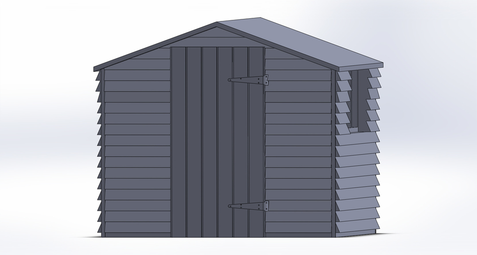 Shed for oo Gauge 3D Print 316113