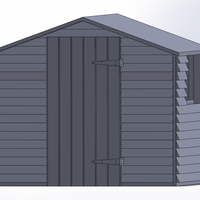 Small Shed for oo Gauge 3D Printing 316113