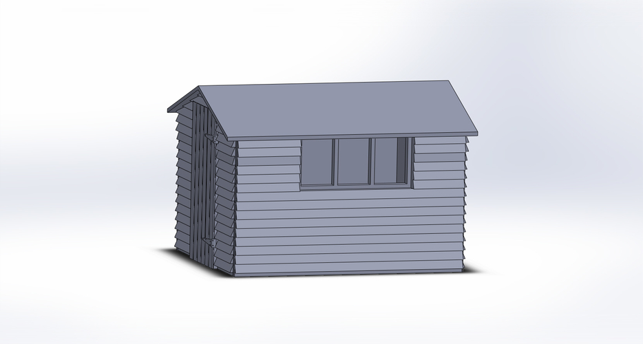 Shed for oo Gauge 3D Print 316114