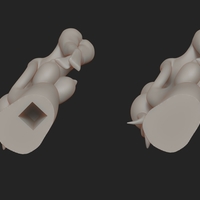 Mother and Son Figure 3D Printing 3D print model - Thumbnail 4