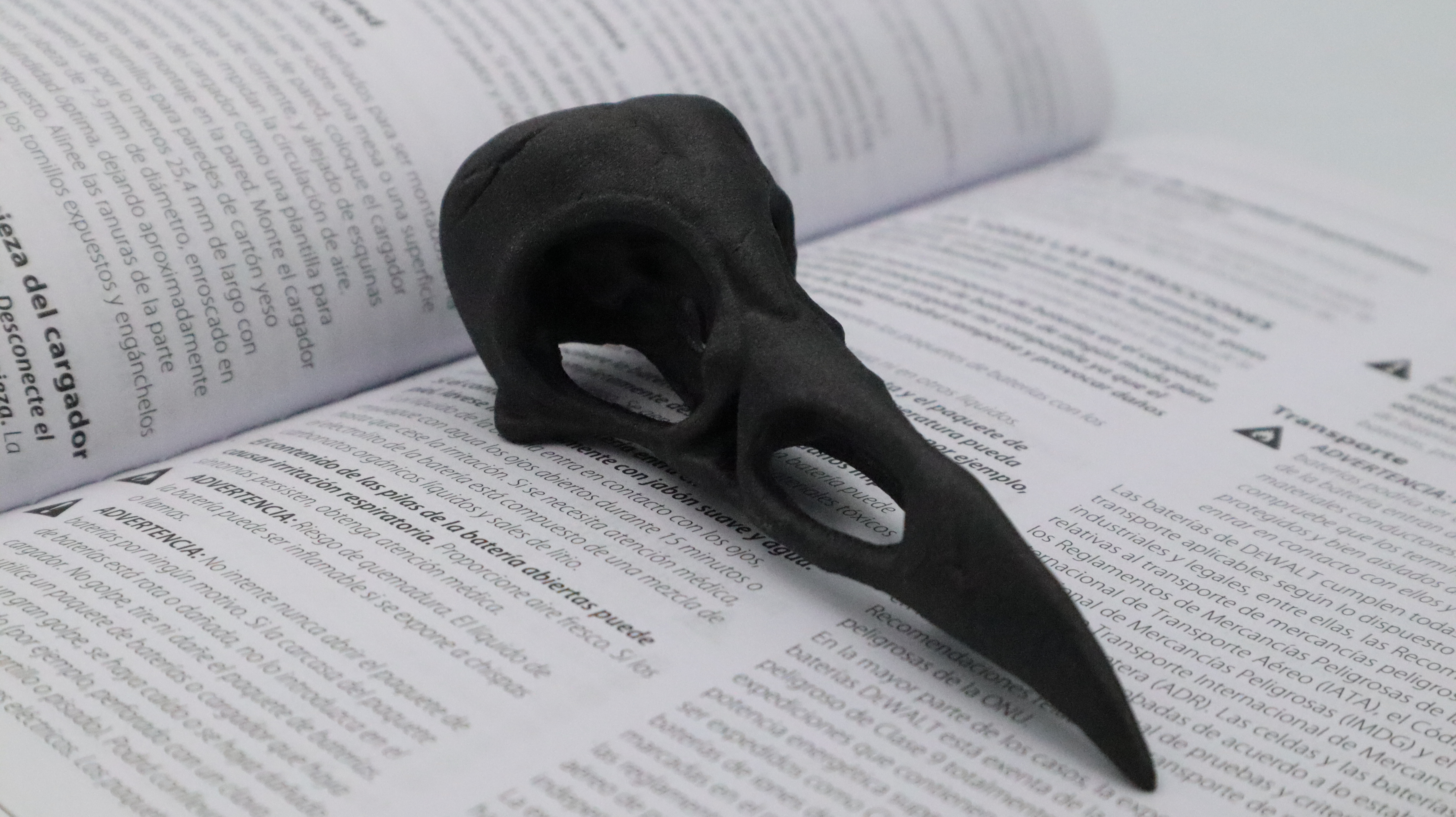 Raven Skull 3D Printing 3D print model 3D Print 316185