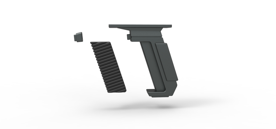 Handle for cosplay blaster pistol 8 3D Print 316257