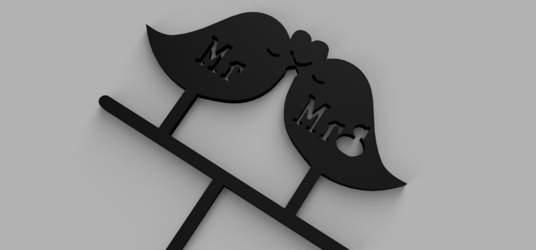 Bird Cake Topper