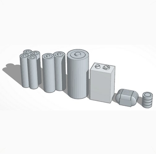 Battery #Chess 3D Print 31648