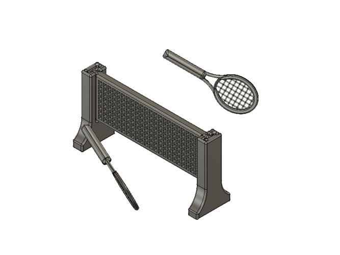 Tennis! - OutdoorsIndoorsContest 3D Print 316573