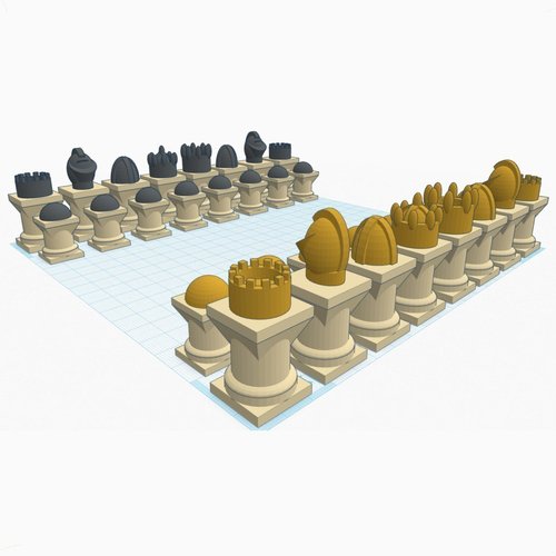 Crown #Chess 3D Print 31664