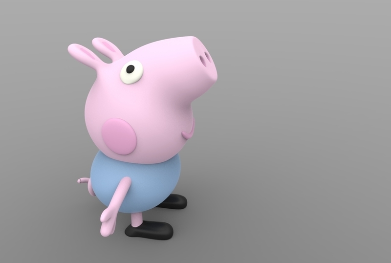 GEORGE PIG (PEPPA PIG) - Pinshape