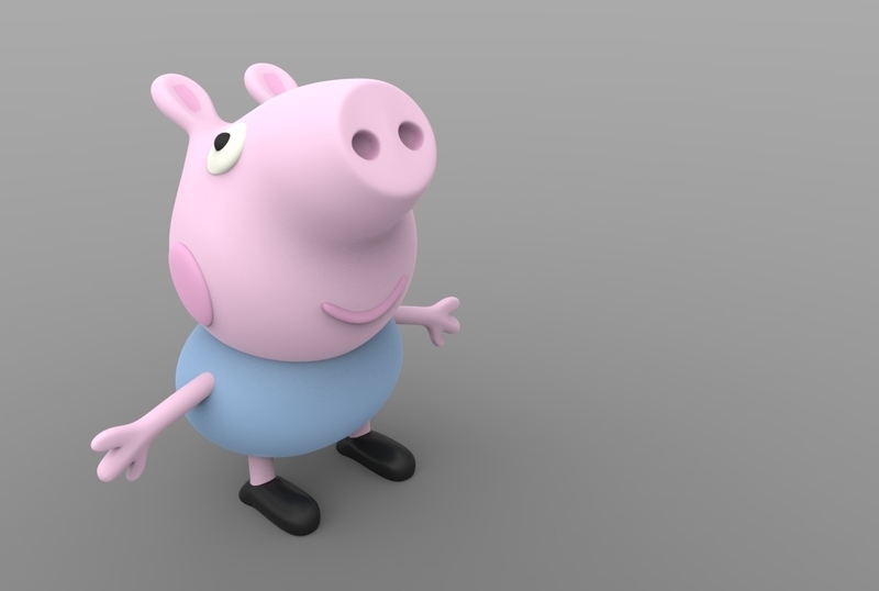 GEORGE PIG (PEPPA PIG) - Pinshape