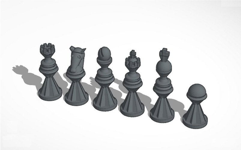 Trad #Chess 3D Print 31672