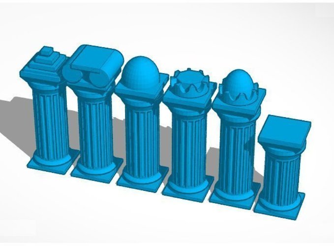 Column #Chess 3D Print 31682