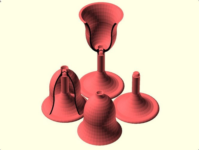 Parisian Goblet for picnics 3D Print 31731