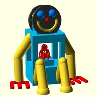 Small MB Robot #2,#3,#4.... 3D Printing 31736