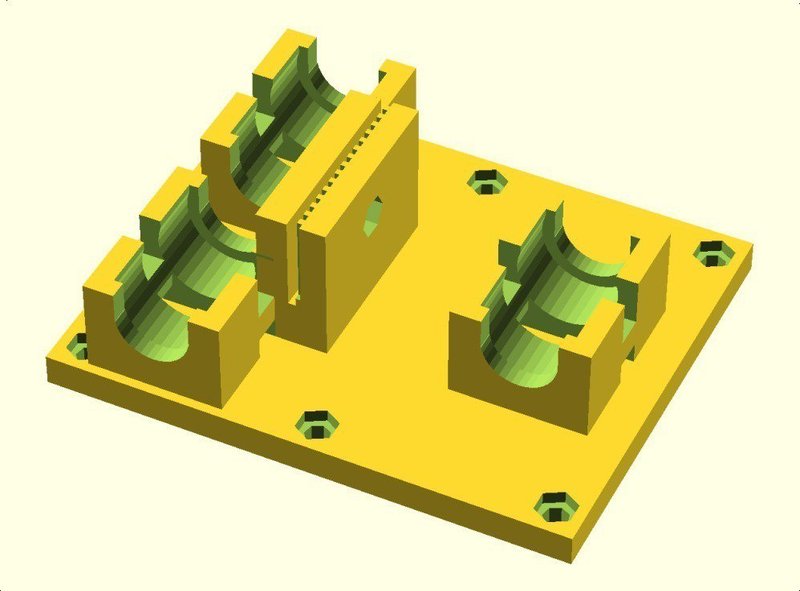 Linear Bearing  X Axis Carriage for ToM