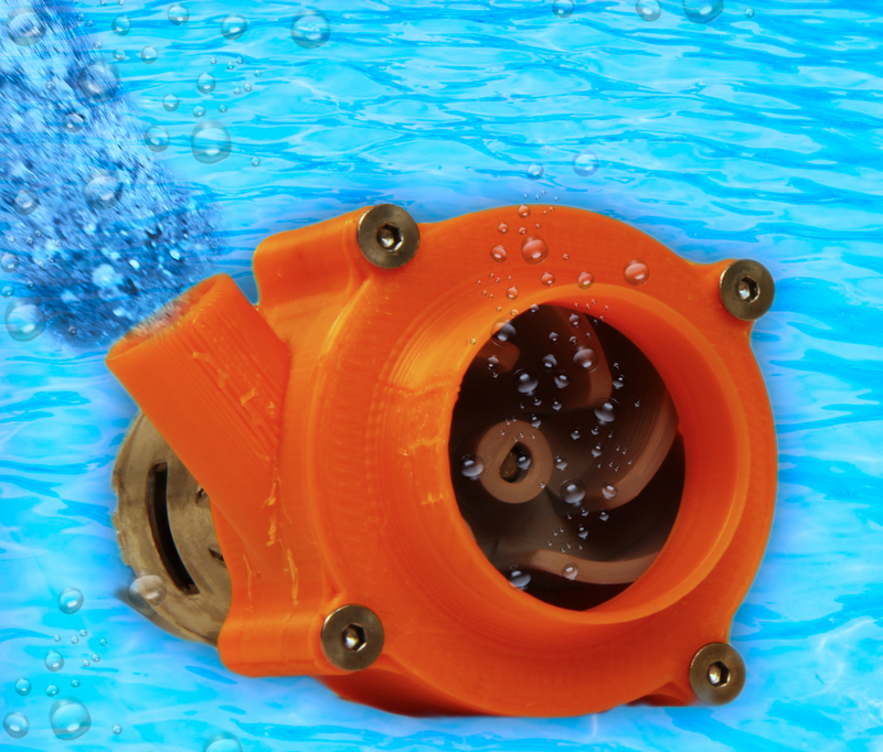 Water Pump With 4 Different Turbines
