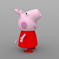 Small Peppa Pig 3D Printing 318049