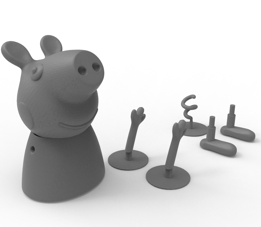 3D file PEPPA PIG LASER CUT HOME 🐖・3D printable model to download・Cults