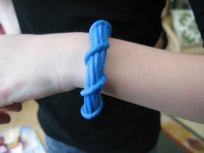 Twisted bracelet 3D Print 31891