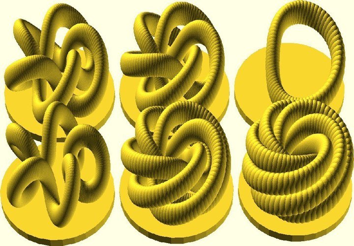 Parametric Knot 3D Print 31896