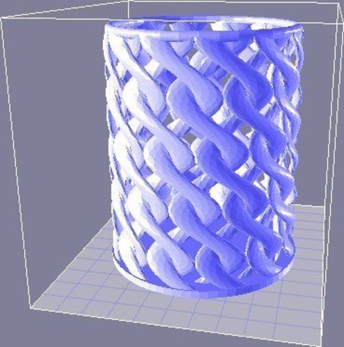 Spiral Pencil/Candle/Toothbrush Cup 3D Print 31900