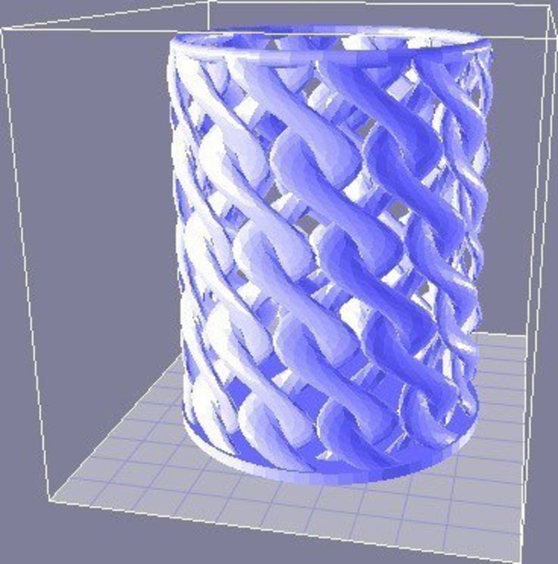 Spiral Pencil/Candle/Toothbrush Cup