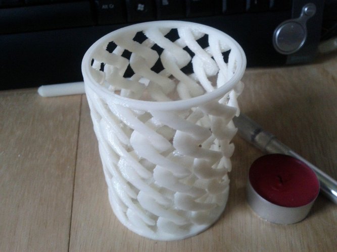Spiral Pencil/Candle/Toothbrush Cup 3D Print 31903