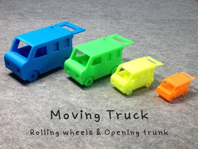 Moving Truck 3D Print 31986